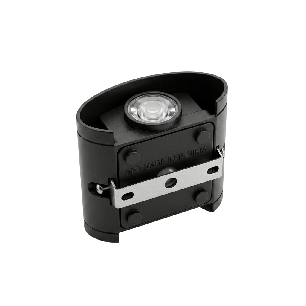 APPLIQUE MURALE LED COURBEE NOIR 2W – Image 4
