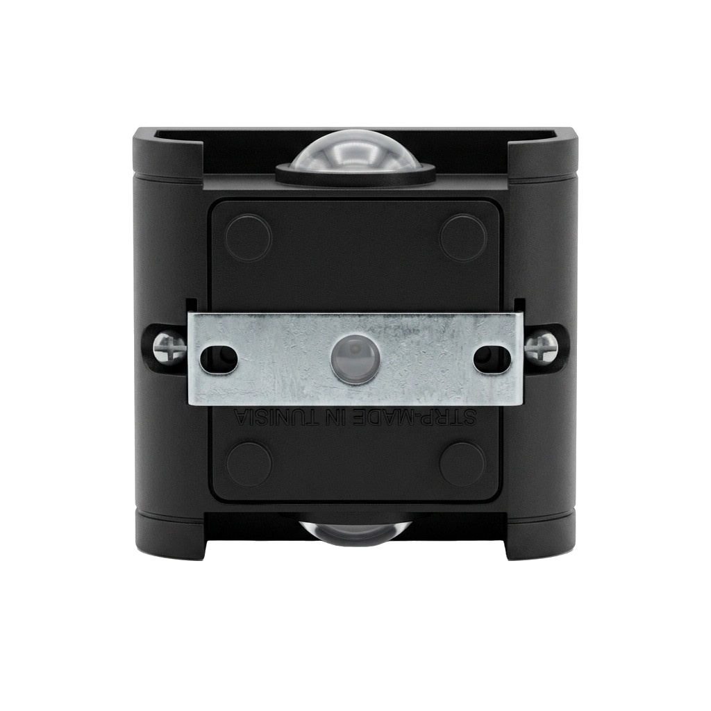 APPLIQUE MURALE LED COURBEE NOIR 2W – Image 2
