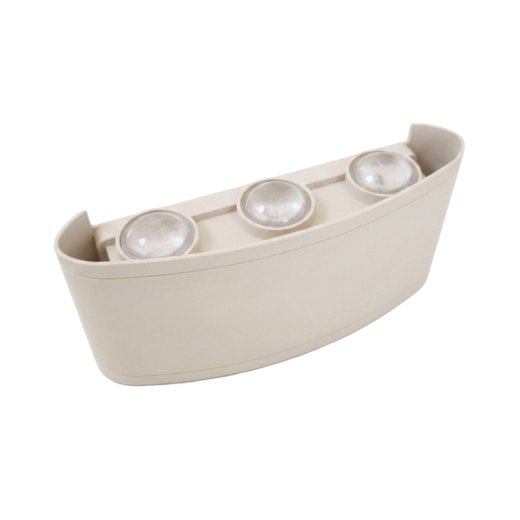 APPLIQUE MURALE LED COURBEE BEIGE 6W