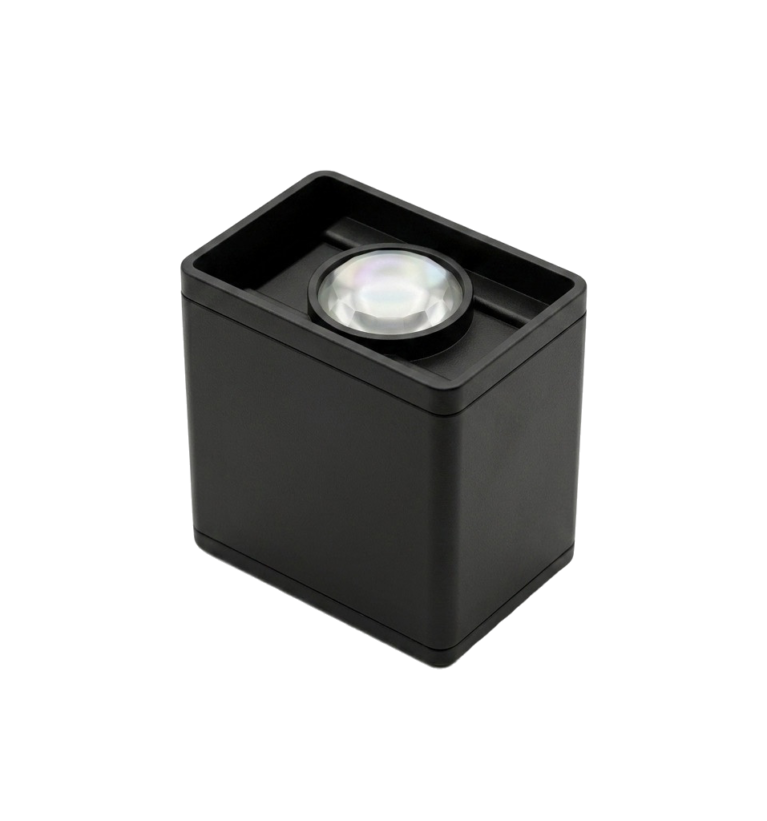 APPLIQUE MURALE LED RECTANGULAIRE NOIR 2W