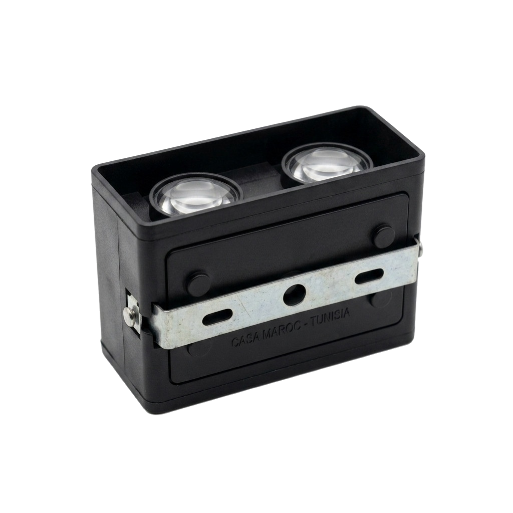 APPLIQUE MURALE LED RECTANGULAIRE NOIR 4W – Image 5
